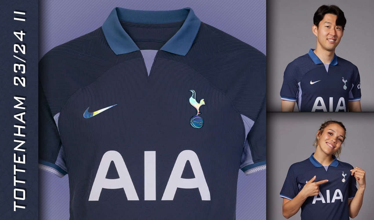 Details of the Tottenham Hotspur 2023/2024 II Nike  jersey